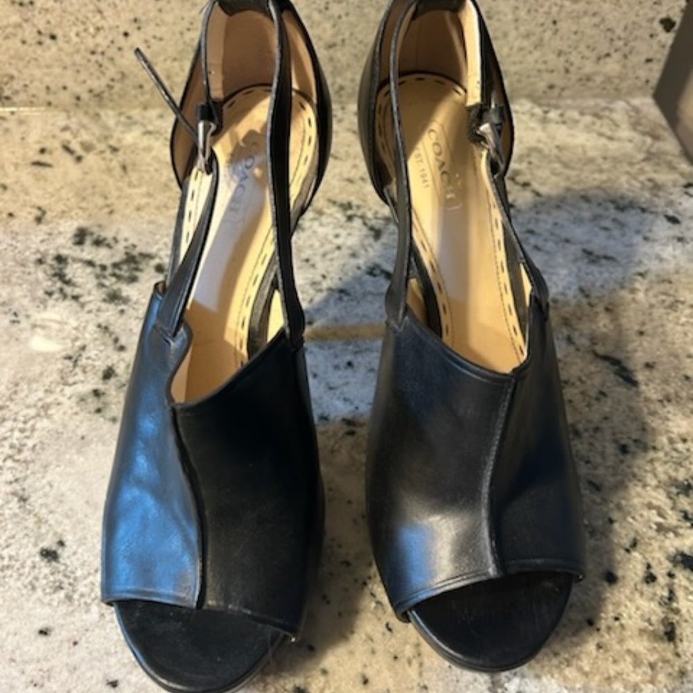 Coach Black Heals Size 9
